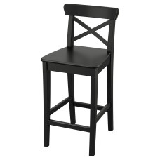 Барный стул со спинкой IKEA ROSENTORP